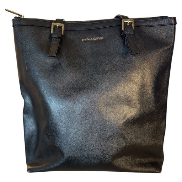 Cynthia Rowley Black Leather Handbag - Picture 1 of 11